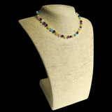 Amber Teething Necklace - Butter & Cherry Amber, Amethyst, Rose Quartz, Amazonite