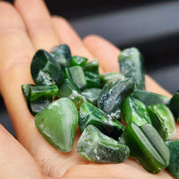 10x NZ Greenstone Offcut Tumbles