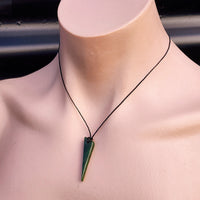 New Zealand Greenstone Pounamu Pendant Necklace (AJJC2331)