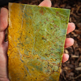609g Raw Nephrite Jade Carving Slice (R14B669)