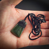 Natural Jade Toki Pendant Necklace (N2228)