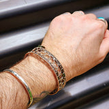 Handmade Copper Wire Wrap Cuff Bracelet