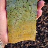 532g Raw Nephrite Jade Carving Slice (R14B693)