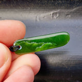 Natural Greenstone Pendant Necklace (AJJC2460)