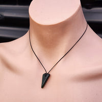 New Zealand Greenstone Pounamu Pendant Necklace (AJJC2317)