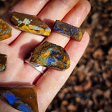 10pcs Raw Australian Boulder Opal Rub Parcel (S14B40)