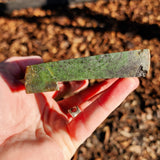 756g Raw Nephrite Jade Carving Slice (R14B635)