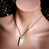 New Zealand Greenstone Pounamu Pendant Necklace (AJJC2302)