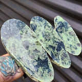 1kg Raw New Zealand Greenstone / Pounamu Carving Slices (R14B227)