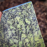 498g Raw Nephrite Jade Carving Slice (R14B675)