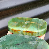 1kg PK Raw Nephrite Jade / Greenstone Carving Slices (R14B462)