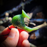 NZ Greenstone / Pounamu Kiwi Pendant Necklace (N675)