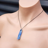 Natural Raw Kyanite Pendant Necklace (1BBB172)