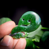 NZ Greenstone Pounamu Manaia Pendant Necklace