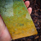 630g Raw Nephrite Jade Carving Slice (R14B649)