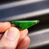 New Zealand Greenstone Pounamu Pendant Necklace (AJJC2323)