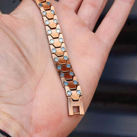 12mm Wide Copper Magnetic Chain Bracelet (50A19B4)