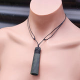 NZ Greenstone Pounamu Toki Pendant Necklace (N420)