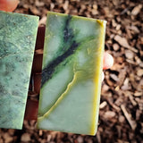 660g Raw Nephrite Jade Carving Slices (R14B764)