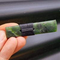 NZ Greenstone Pounamu Toki Pendant Necklace (N286)