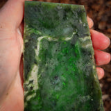 479g Raw Nephrite Jade Carving Slice (R14B673)