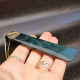 XL NZ Greenstone Pounamu Toki Pendant Necklace (N456)