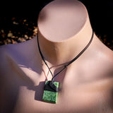 NZ Greenstone Pounamu Toki Pendant Necklace (N912)