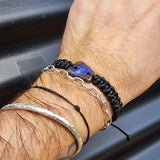 Australian Opal One Off Macrame Bracelet (1A3-807)