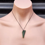 Nephrite Jade / Greenstone Pendant Necklace (AJJC2493)