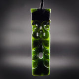 Natural Jade XL Manaia Toki Pendant Necklace (N2214)