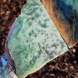 631g Raw Nephrite Jade Carving Slices (R14B696)