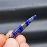 Natural Lapis Lazuli Carved Pendant Necklace (1BBB177)