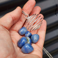 Interchangeable Crystal Stone Holder Empty Cage Necklace