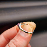 Solid 925 Sterling Silver & Natural Amethyst Signet Ring