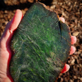 657g Raw Nephrite Jade Carving Slice (R14B737)
