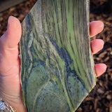 836g Raw Nephrite Jade Carving Slice (R14B691)