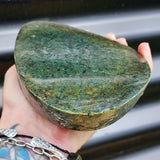 1kg Raw New Zealand Greenstone / Pounamu Carving Slice (R14B437)