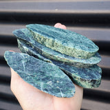 1kg Raw New Zealand Greenstone / Pounamu Carving Slices (R14B210)