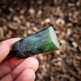 Natural Jade Toki Pendant Necklace (N1179)