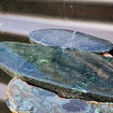 1kg Raw New Zealand Greenstone / Pounamu Carving Slices (R14B339)