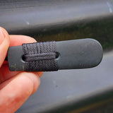 NZ Black Greenstone Pounamu Toki Pendant Necklace (N367)