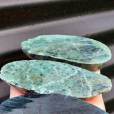 1kg Raw New Zealand Greenstone / Pounamu Carving Slices (R14B424)
