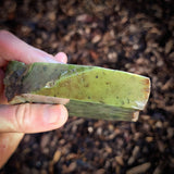 704g Raw Nephrite Jade Carving Slice (R14B661)