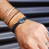 Australian Opal One Off Macrame Bracelet (1A3-809)