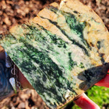 1kg Raw Nephrite Jade Carving Slice (R14B634)