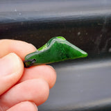 Natural Greenstone Pendant Necklace (AJJC2345)