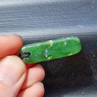 Natural Greenstone Pendant Necklace (AJJC2446)