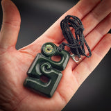 Natural Jade Manaia Pendant Necklace (N2147)