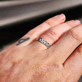 Solid 925 Sterling Silver Trinity Knot Celtic Band Ring