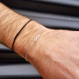 Solid 925 Sterling Silver XoXo Chain Bracelet